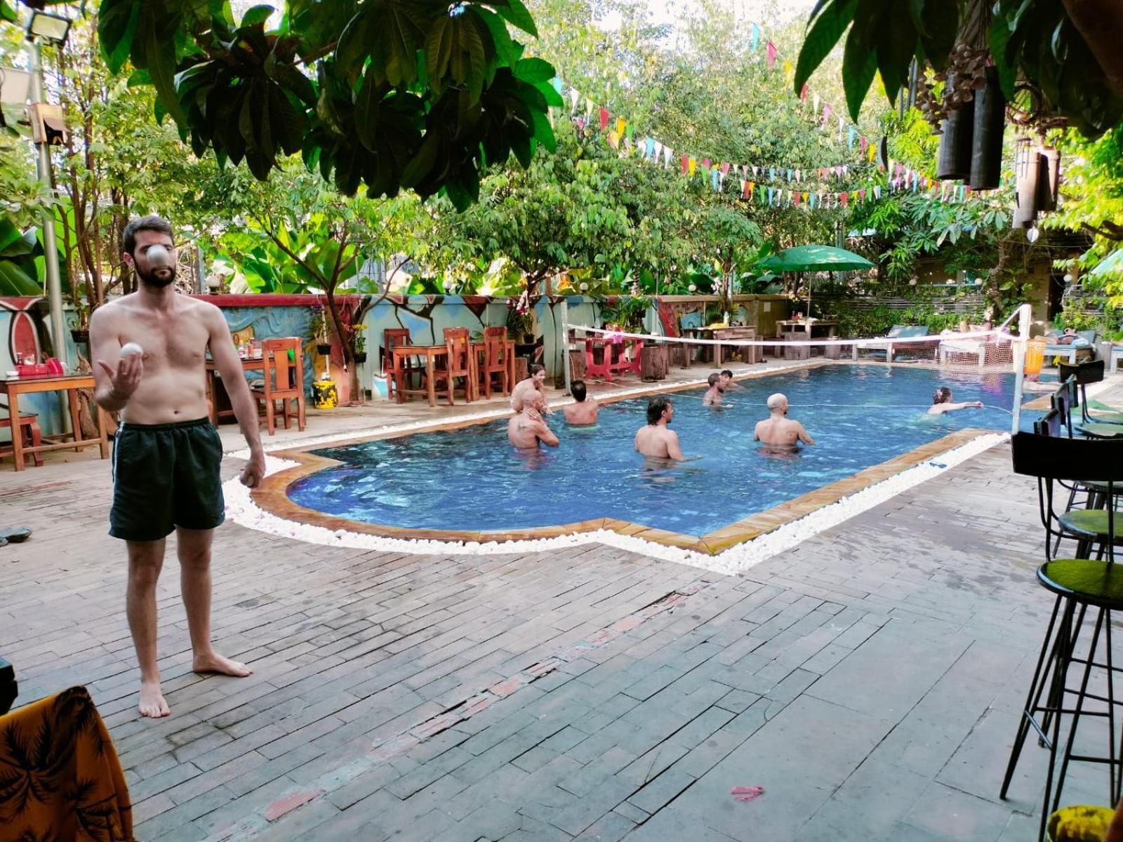 Blue Diamond Hostel Battambang Exterior foto